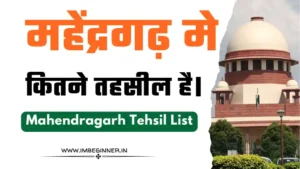 Mahendragarh Tehsil List