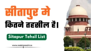 Sitapur Tehsil List